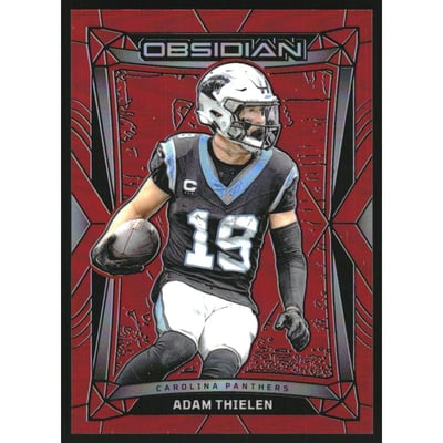 2024 Panini Obsidian Red #25 Adam Thielen