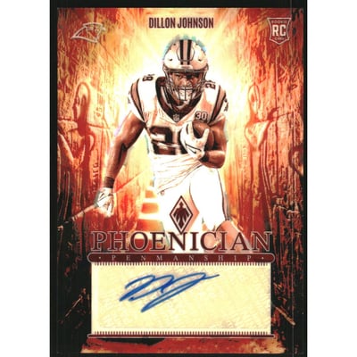 2024 Panini Phoenix Phoenician Rookie Penmanship Ice #10 Dillon Johnson
