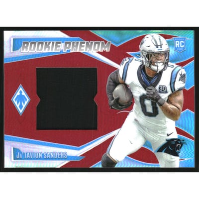 2024 Panini Phoenix Rookie Phenom Jerseys Red #14 Ja'Tavion Sanders