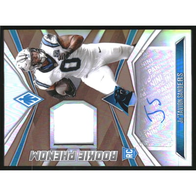 2024 Panini Phoenix Rookie Phenoms Jersey Autographs Bronze #26 Ja'Tavion Sanders