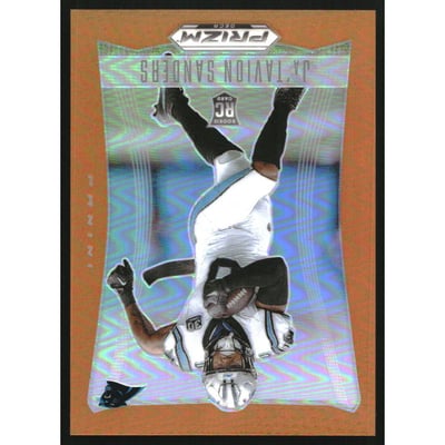 2024 Panini Prizm Deca Prizms Orange #45 Ja'Tavion Sanders