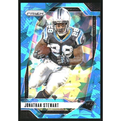 2024 Panini Prizm Prizms Blue Ice #45 Jonathan Stewart
