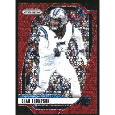 2024 Panini Prizm Prizms No Huddle Red #41 Shaq Thompson