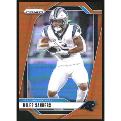 2024 Panini Prizm Prizms Orange #38 Miles Sanders
