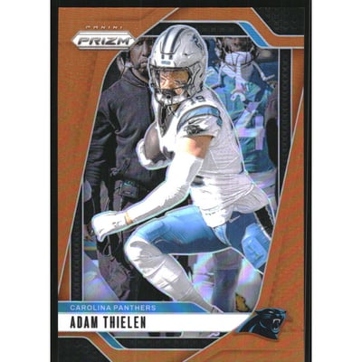 2024 Panini Prizm Prizms Orange #39 Adam Thielen