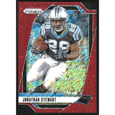 2024 Panini Prizm Prizms Red Shimmer #45 Jonathan Stewart