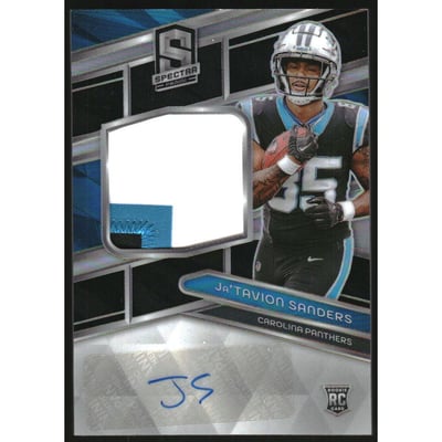 2024 Panini Spectra #226 Ja'Tavion Sanders JSY AU