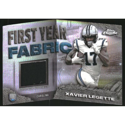 2024 Topps Chrome First Year Fabrics #FYFXL Xavier Legette