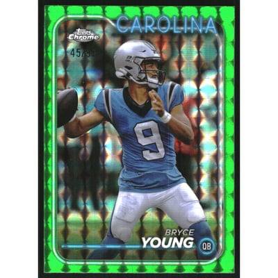 2024 Topps Chrome Green Geometric Refractors #16 Bryce Young