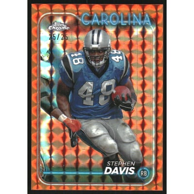 2024 Topps Chrome Orange Geometric Refractors #14 Stephen Davis