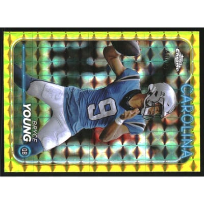 2024 Topps Chrome Yellow Geometric Refractors #16 Bryce Young