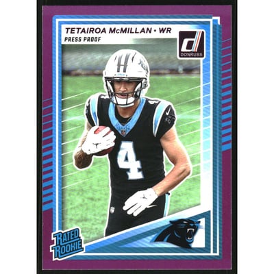 2025 Donruss Press Proof Purple #314 Tetairoa McMillan RR