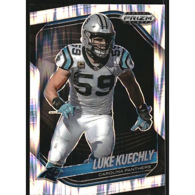 2025 Panini Prizm Black Prizms Skewed #18 Luke Kuechly