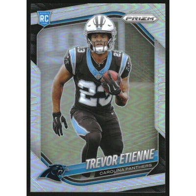 2025 Panini Prizm Prizms Silver #345 Trevor Etienne