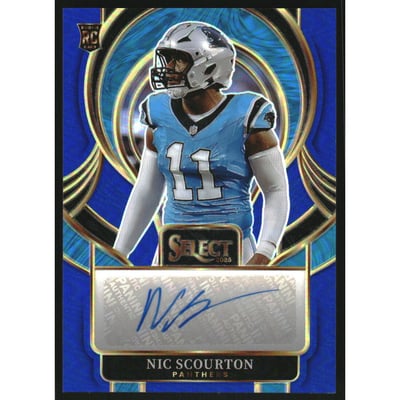 2025 Select Select Signatures Prizm Blue #16 Nic Scourton