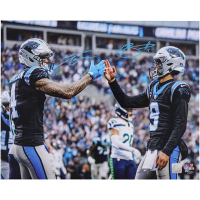 Bryce Young & Tetairoa McMillan Carolina Panthers Autographed Fanatics Authentic 16" x 20" Hand Shake Photograph 