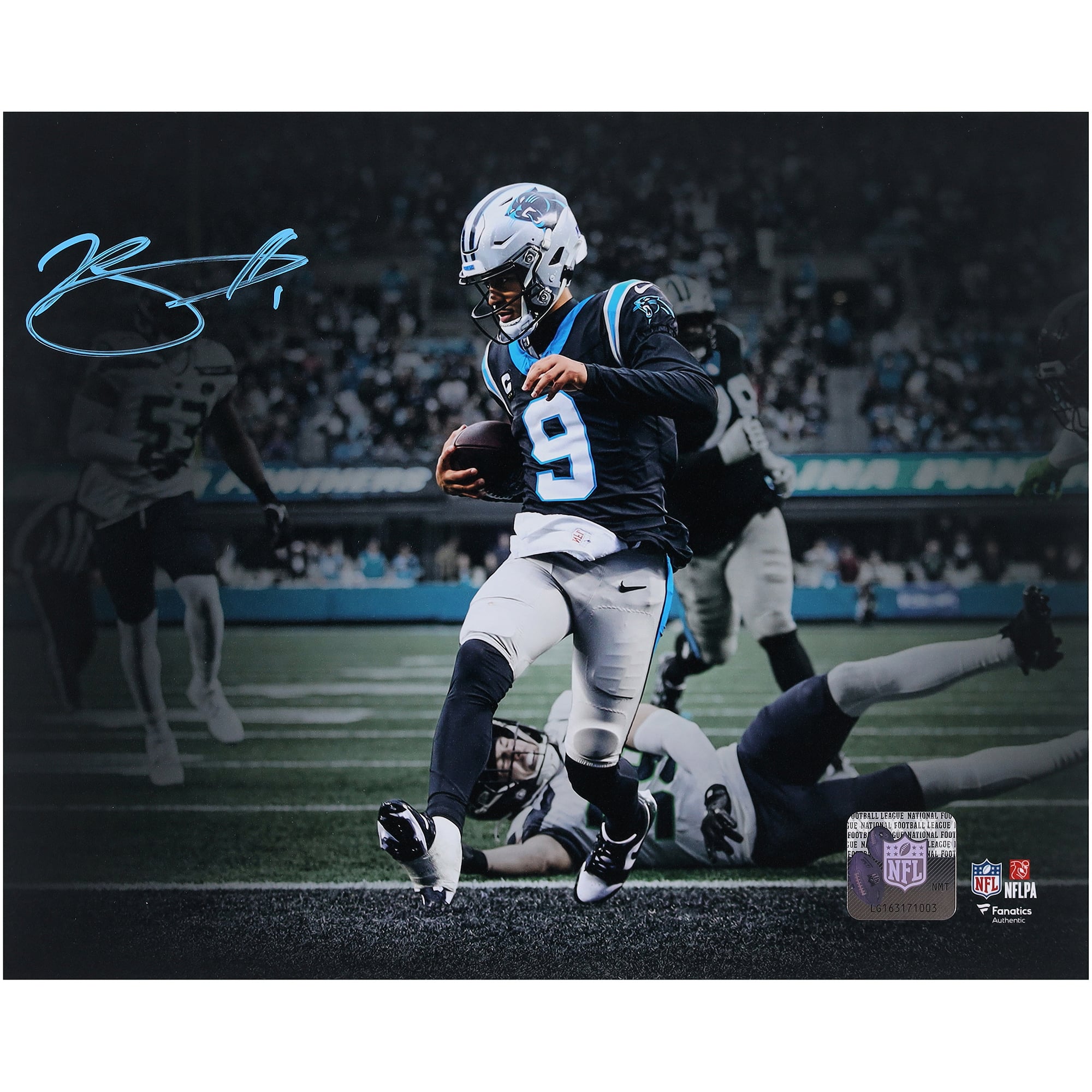 Photo dédicacée de Bryce Young (Carolina Panthers) - 20 x cm ( x pouces