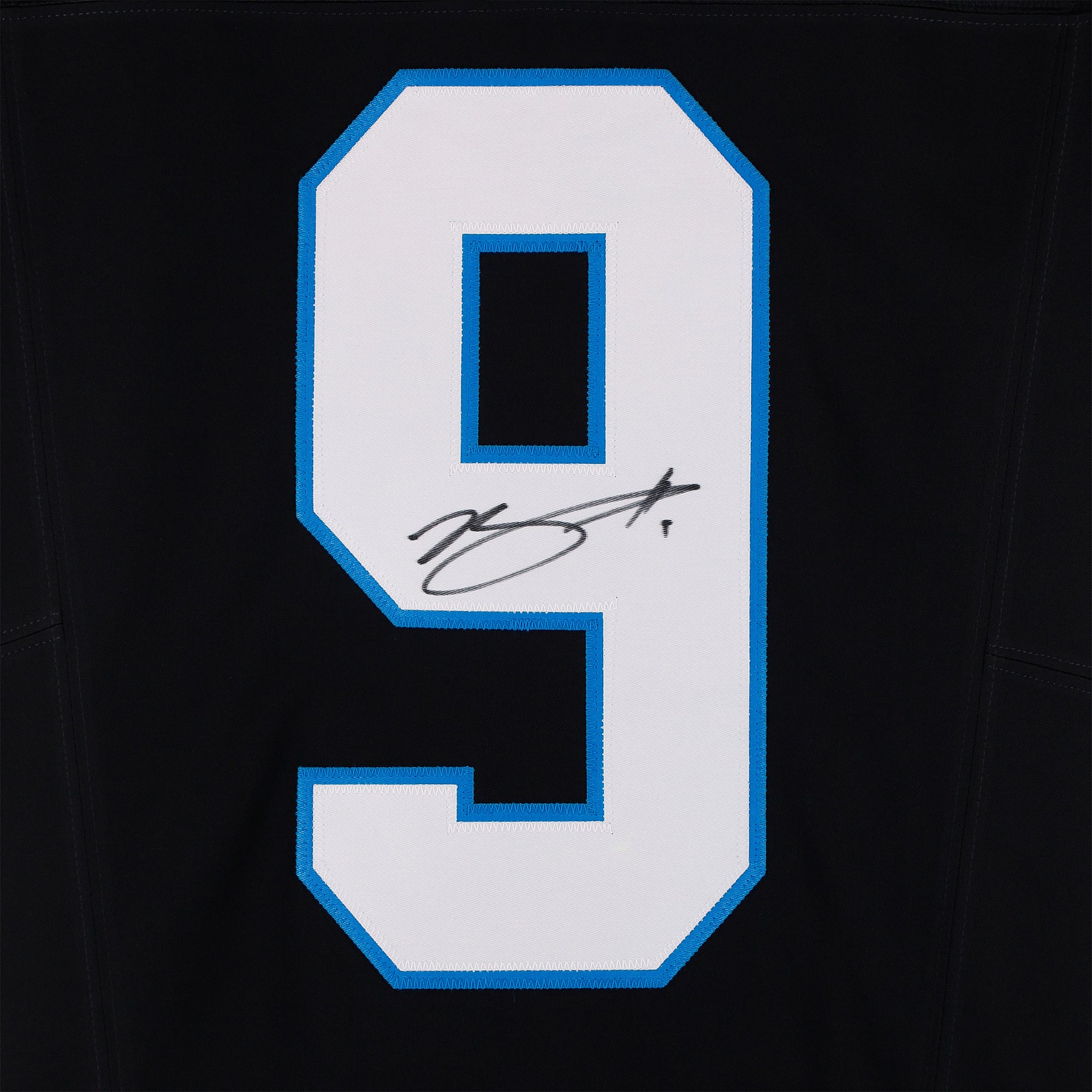 Maillot Nike Vapor Fuse noir en édition limitée, autographié par Bryce Young des Panthers de la Caroline