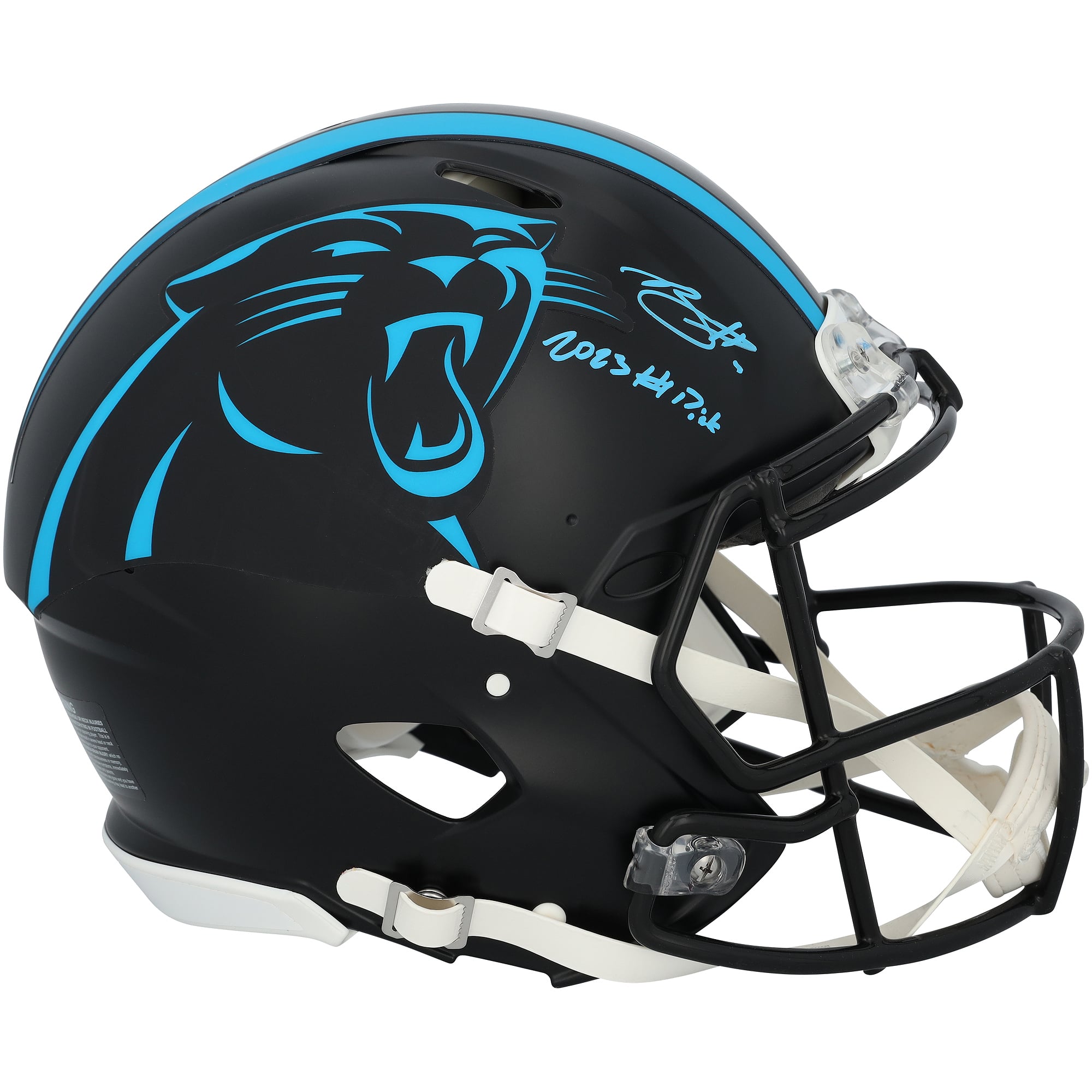 Bryce Young Carolina Panthers Autographed Riddell 2022 Alternate Speed Authentic Helmet with "2023 #1 Pick" Inscription
