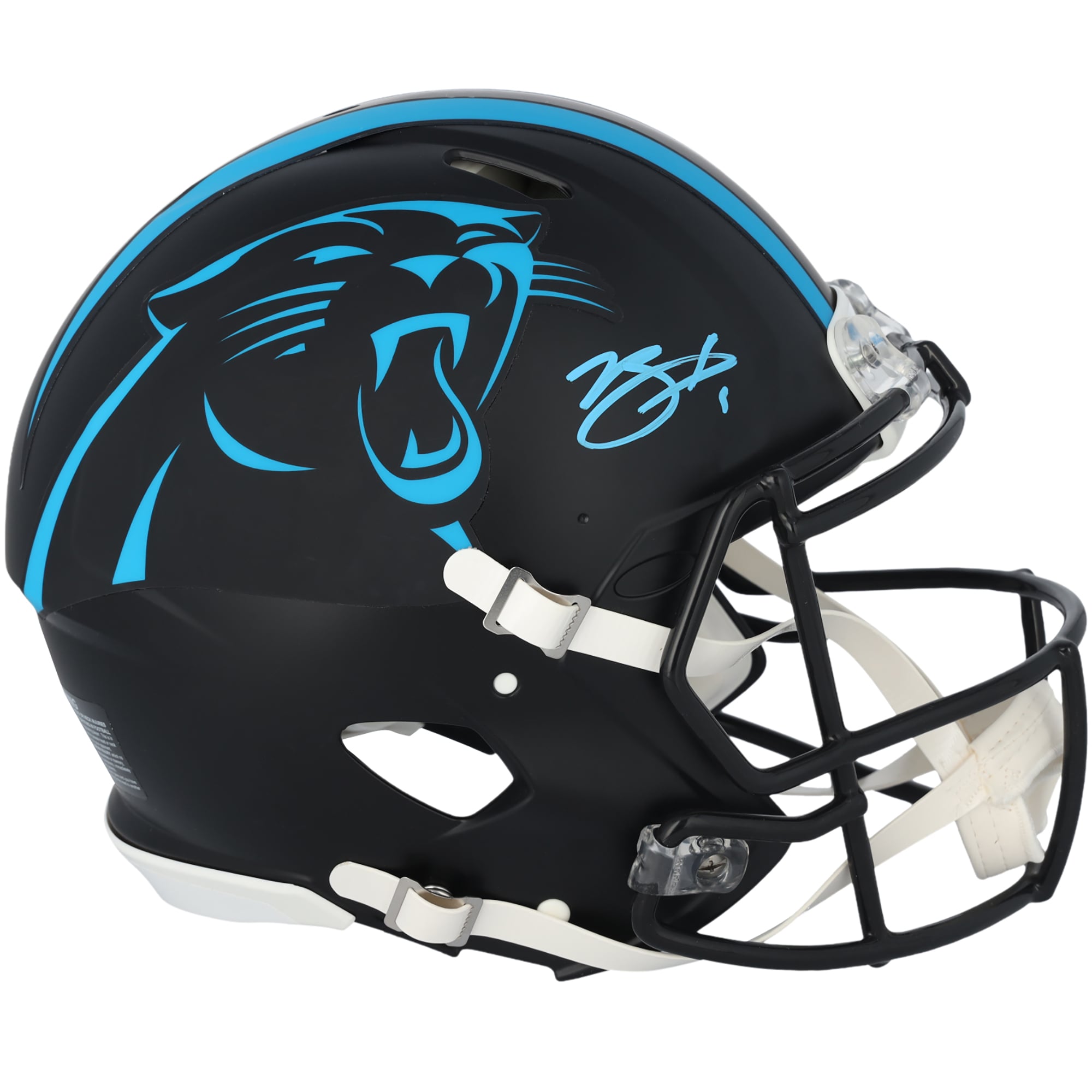 Casque Riddell Alternate Speed ​​Authentic autographié par Bryce Young des Panthers de la Caroline