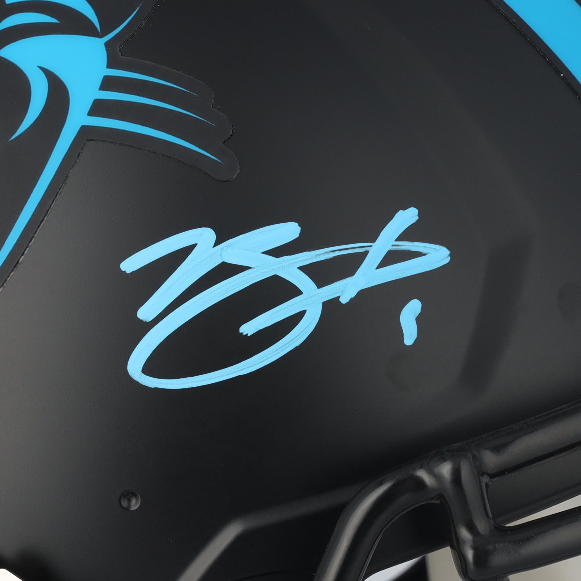Casque Riddell Alternate Speed ​​Authentic autographié par Bryce Young des Panthers de la Caroline