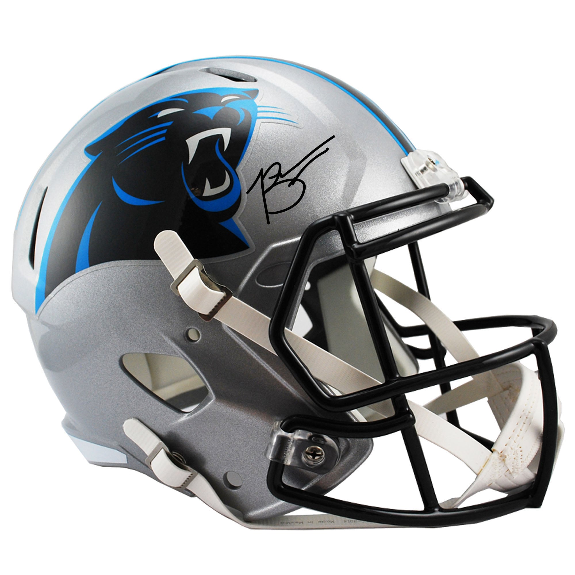 Casque Riddell Speed ​​autographié par Bryce Young des Carolina Panthers