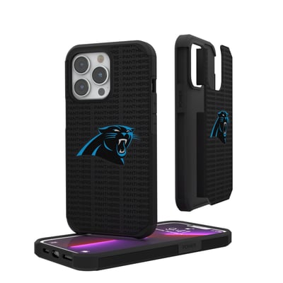 Carolina Panthers iPhone Rugged Case with Text Design
