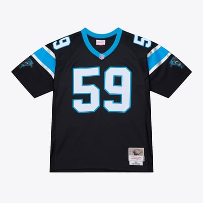 Camiseta Mitchell & Ness Hall Of Fame Legacy del Carolina Panthers - Negro - Luke Kuechly - Hombre
