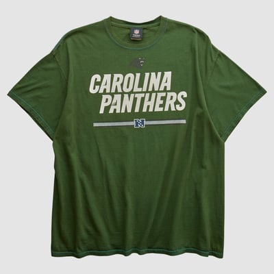 Carolina Panthers NFL 2010s T-shirt - Green - XL by Fanatics Real Vintage