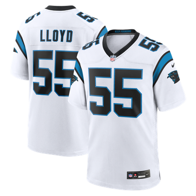 Camiseta Nike Game de la 2ª equipación del Carolina Panthers - Blanco - Devin Lloyd - Hombre