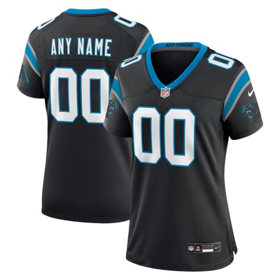 Camiseta Nike Game de la 1ª equipación del Carolina Panthers - Personalizada - Mujer