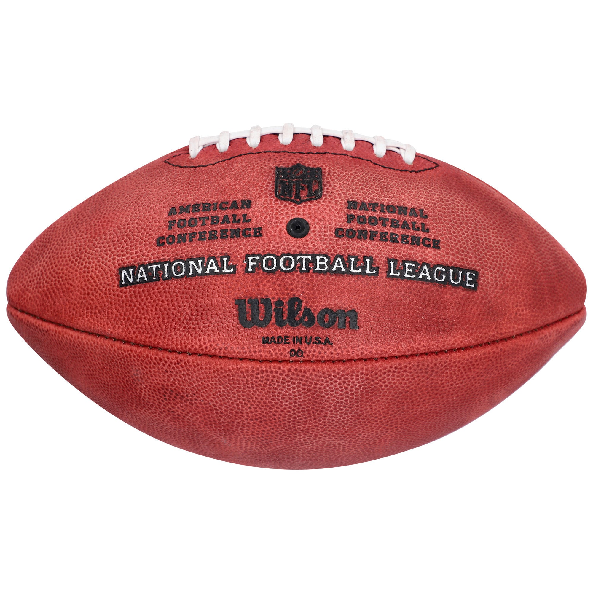 Ballon de football américain professionnel Wilson Duke, couleur, autographié par Darren Waller (Carolina Panthers).
