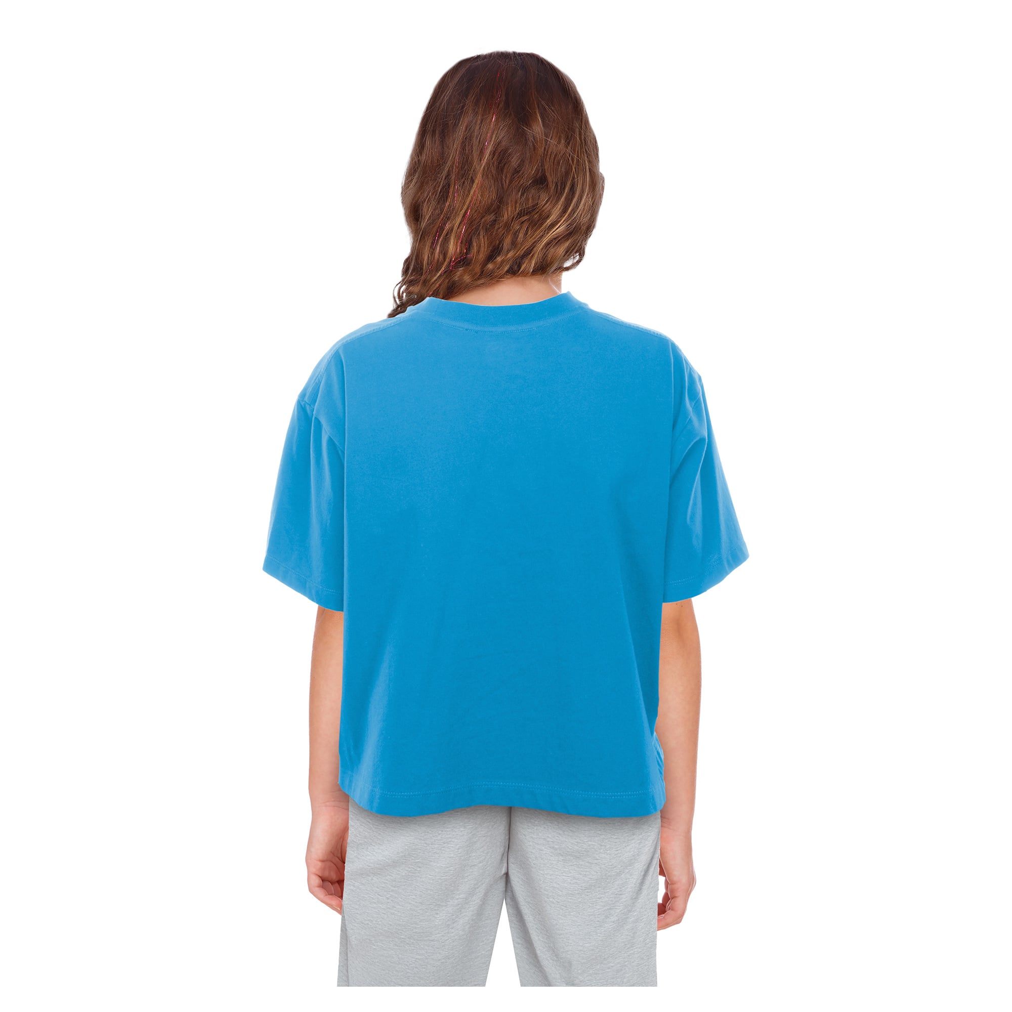 T-shirt à sequins réversibles bleus New Era Carolina Panthers pour jeunes filles