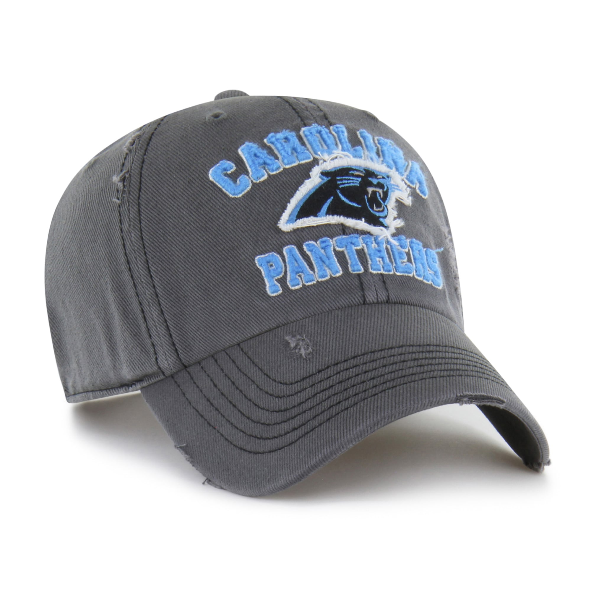 Casquette ajustable Carolina Panthers Seymoore Clean Up '47 Charcoal pour homme
