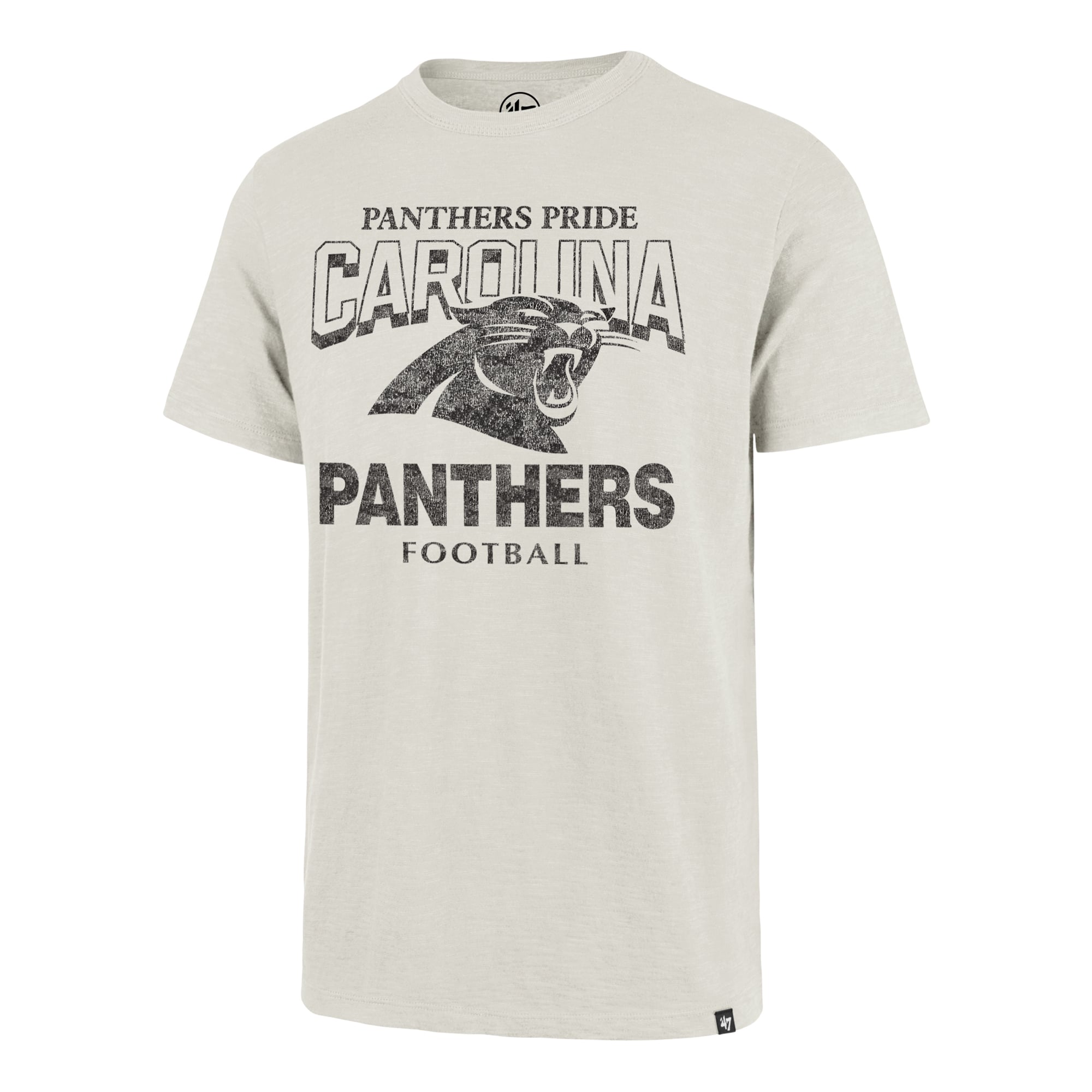T-shirt homme '47 Natural Carolina Panthers Head On Scrum Slub
