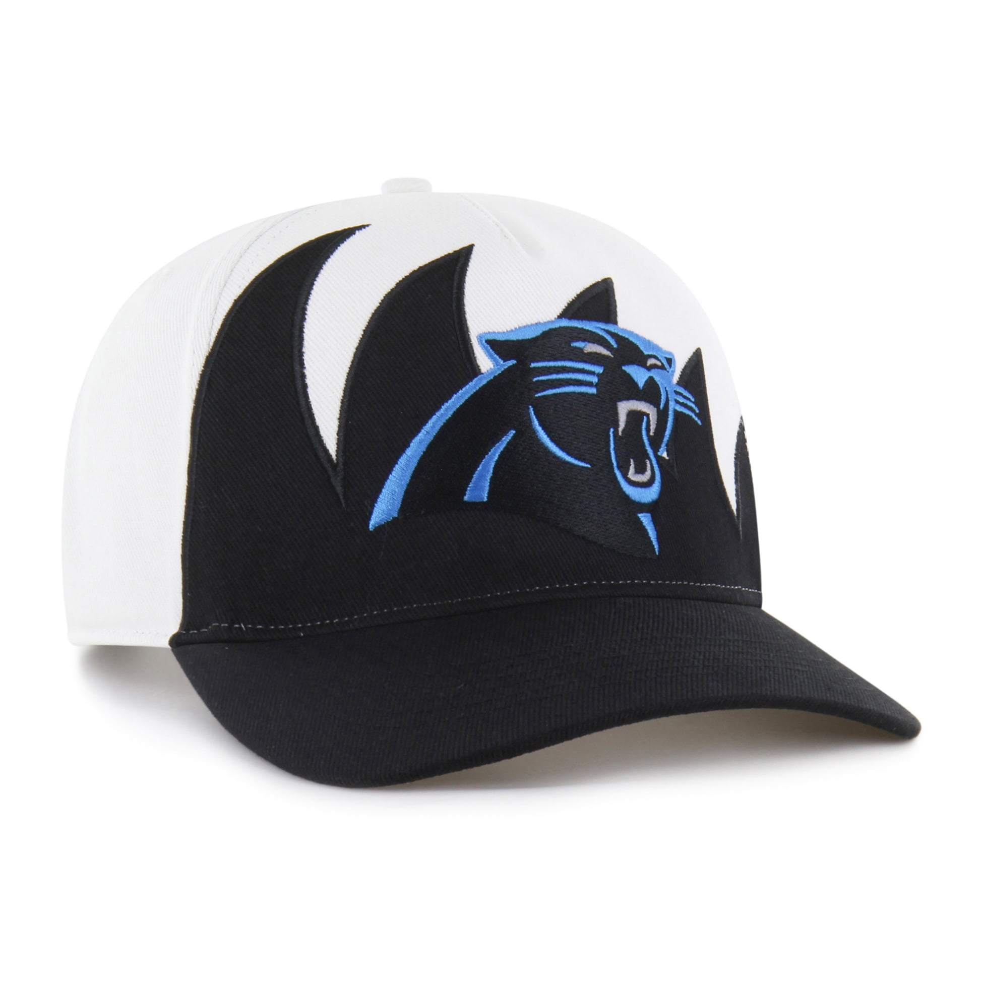 Men's '47 White Carolina Panthers Jagged Hitch Adjustable Hat
