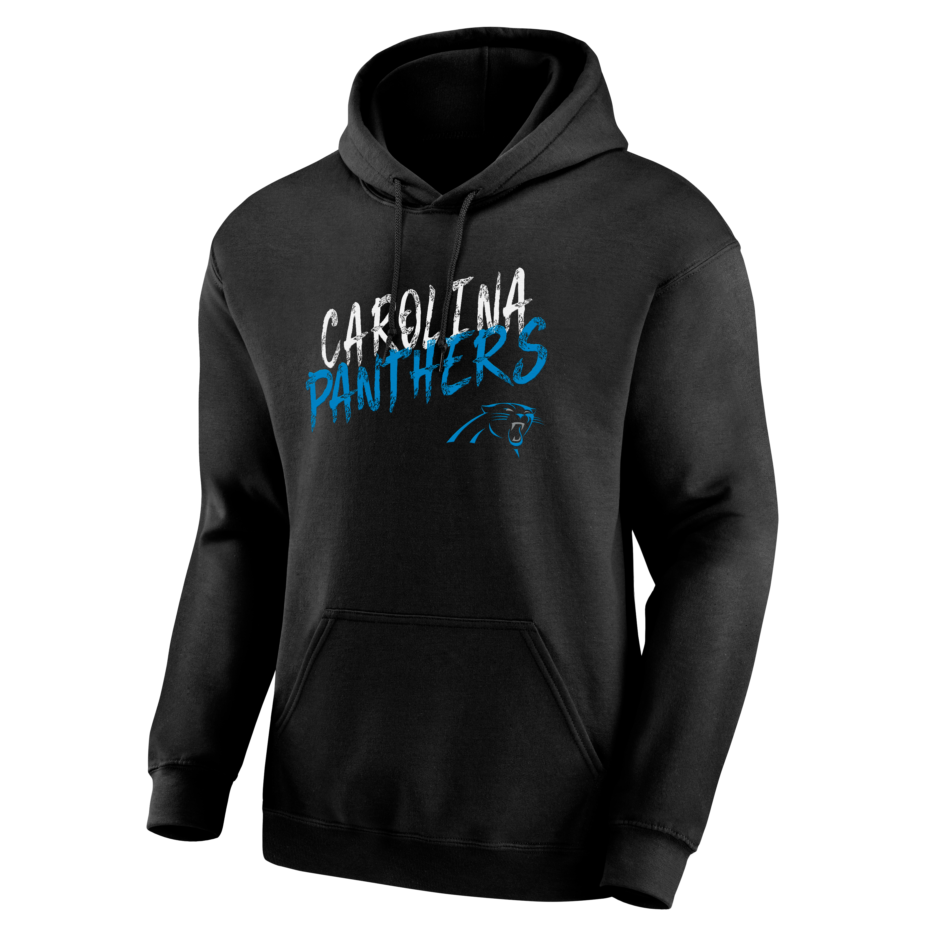Sweat à capuche noir Carolina Panthers Hustle pour homme
