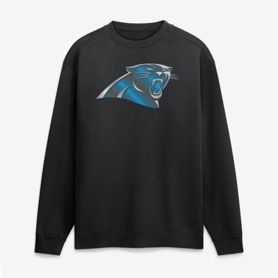 Carolina Panthers  Metallic Mascot Sweatshirt - Black