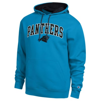  Carolina Panthers Champion Contrast Hoodie - Blue/Black