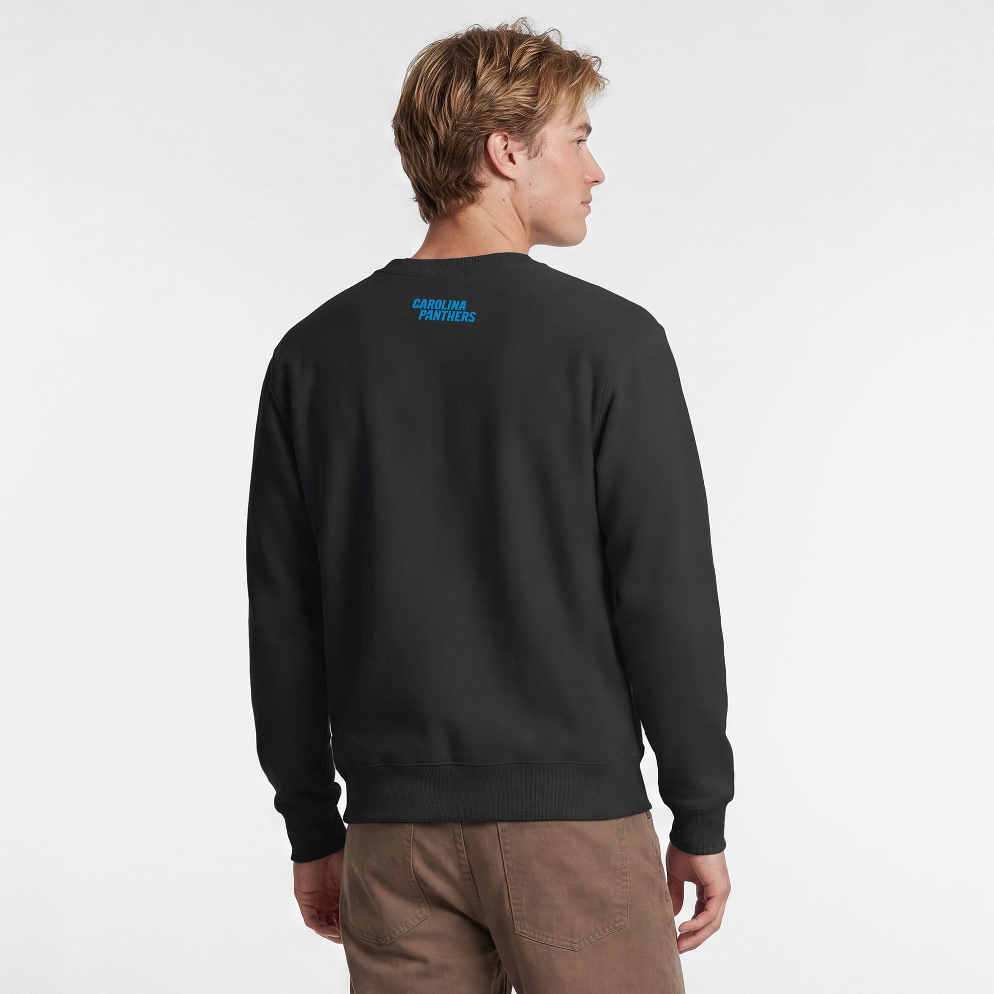 Sweat-shirt homme Disney x Champion Black Carolina Panthers Bagheera Powerblend