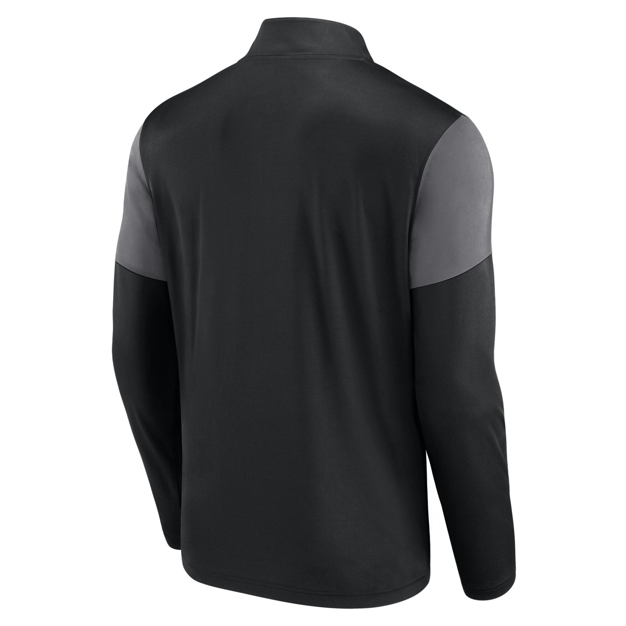 Men's Fanatics Black Carolina Panthers Primary Quarter-Zip Pullover