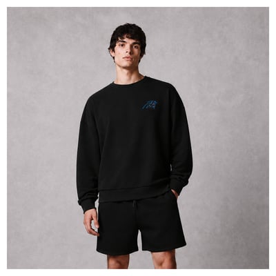 Carolina Panthers Levelwear Luxe Zone Logo Sweatshirt - Black