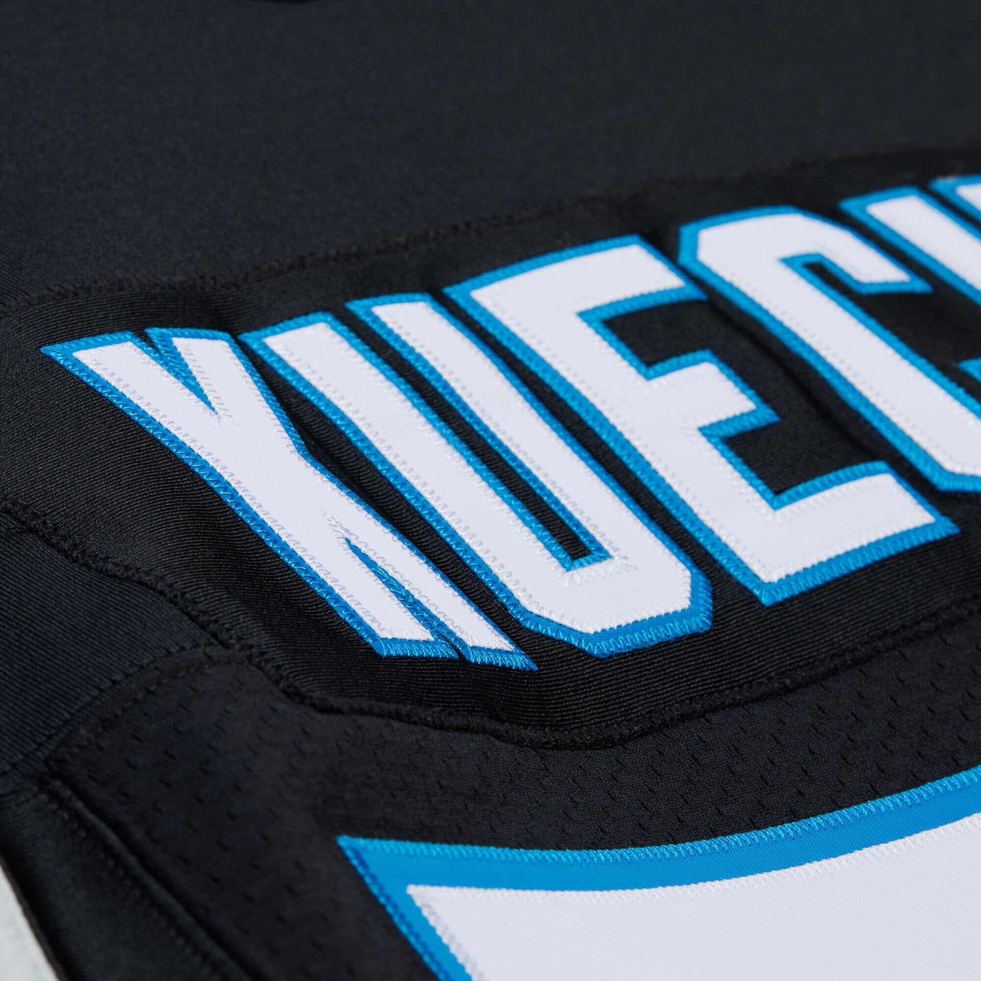 Men's Mitchell & Ness Luke Kuechly Black Carolina Panthers 2013 Authentic Throwback Retired Player Jersey