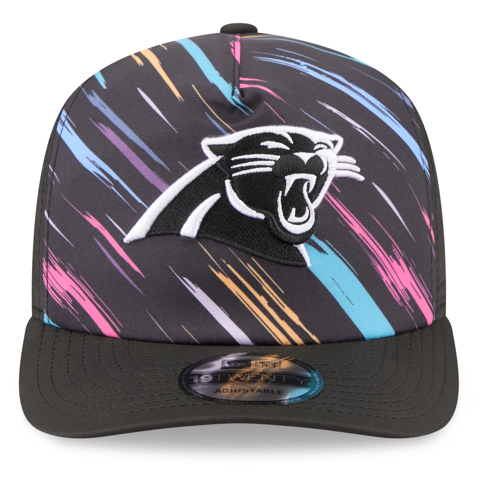 Men's New Era Black Carolina Panthers 2026 NFL Crucial Catch 19TWENTY Adjustable Hat