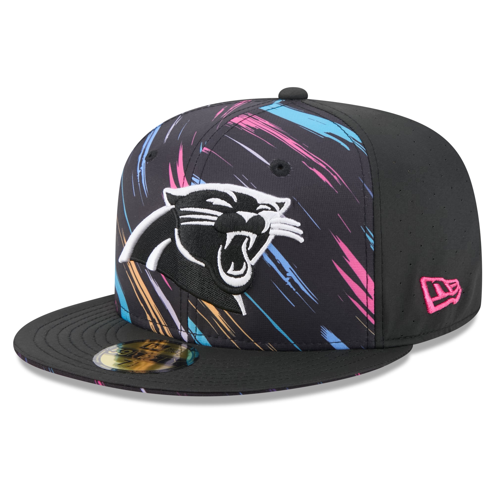 Men's New Era Black Carolina Panthers 2026 NFL Crucial Catch 59FIFTY Fitted Hat