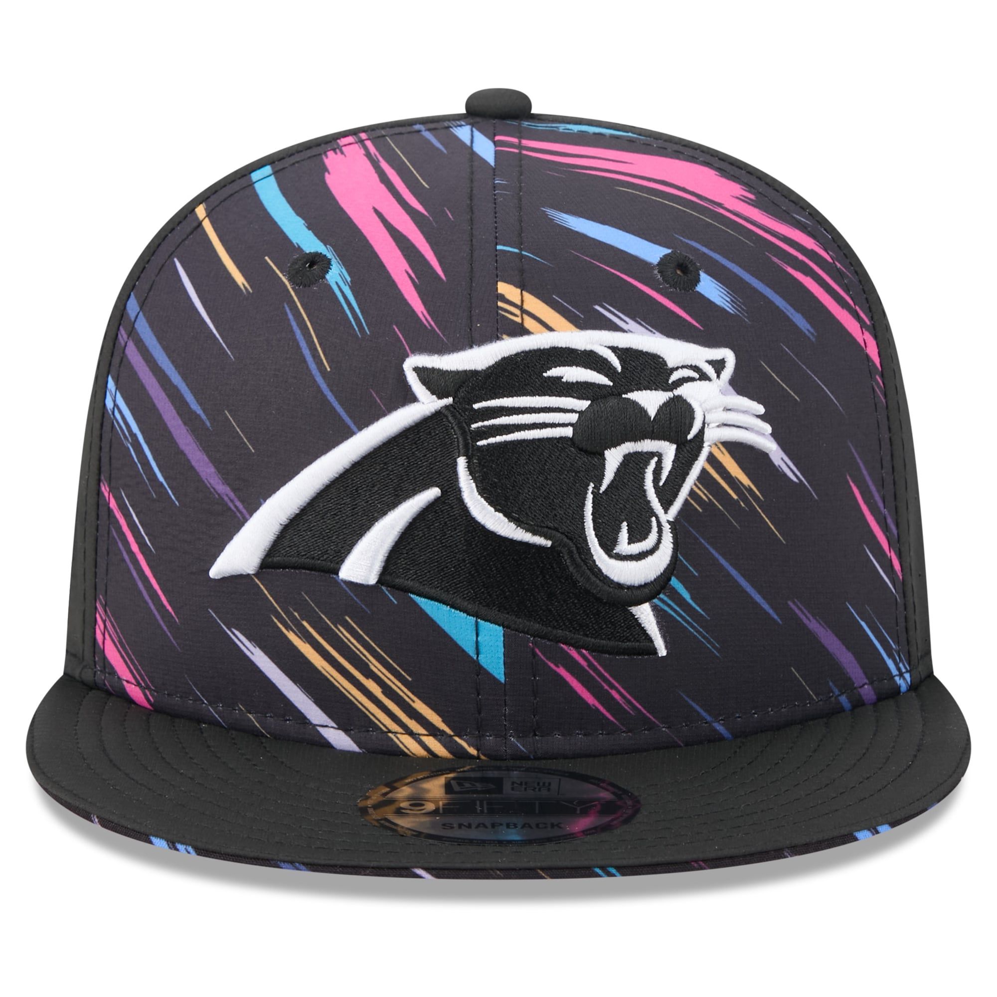 Men's New Era Black Carolina Panthers 2026 NFL Crucial Catch 9FIFTY Snapback Hat