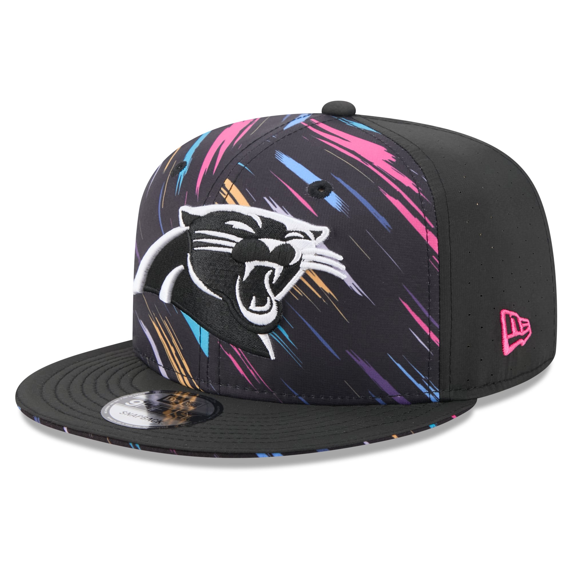 Men's New Era Black Carolina Panthers 2026 NFL Crucial Catch 9FIFTY Snapback Hat