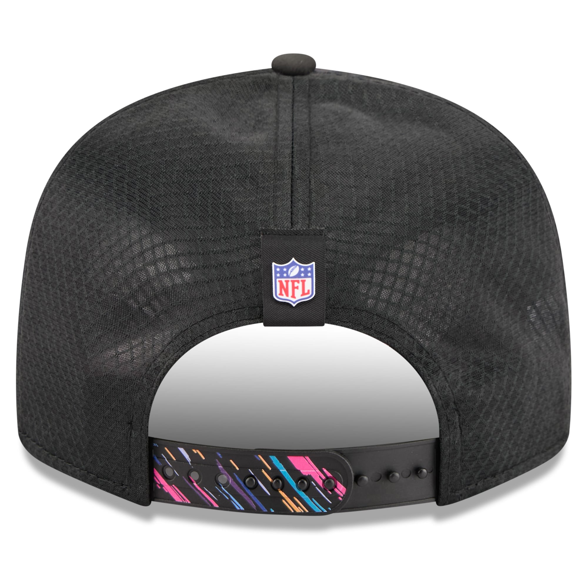 Men's New Era Black Carolina Panthers 2026 NFL Crucial Catch 9SEVENTY Adjustable Trucker Hat