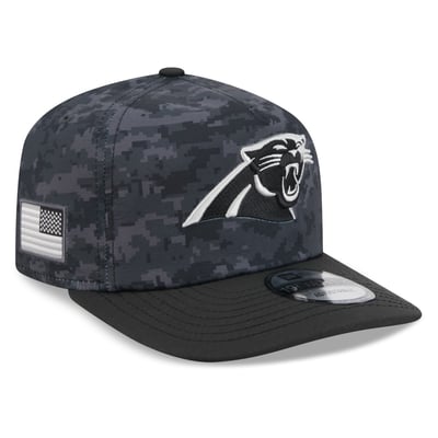 Carolina Panthers New Era 2026 Salute To Service 19TWENTY Adjustable Hat - Black