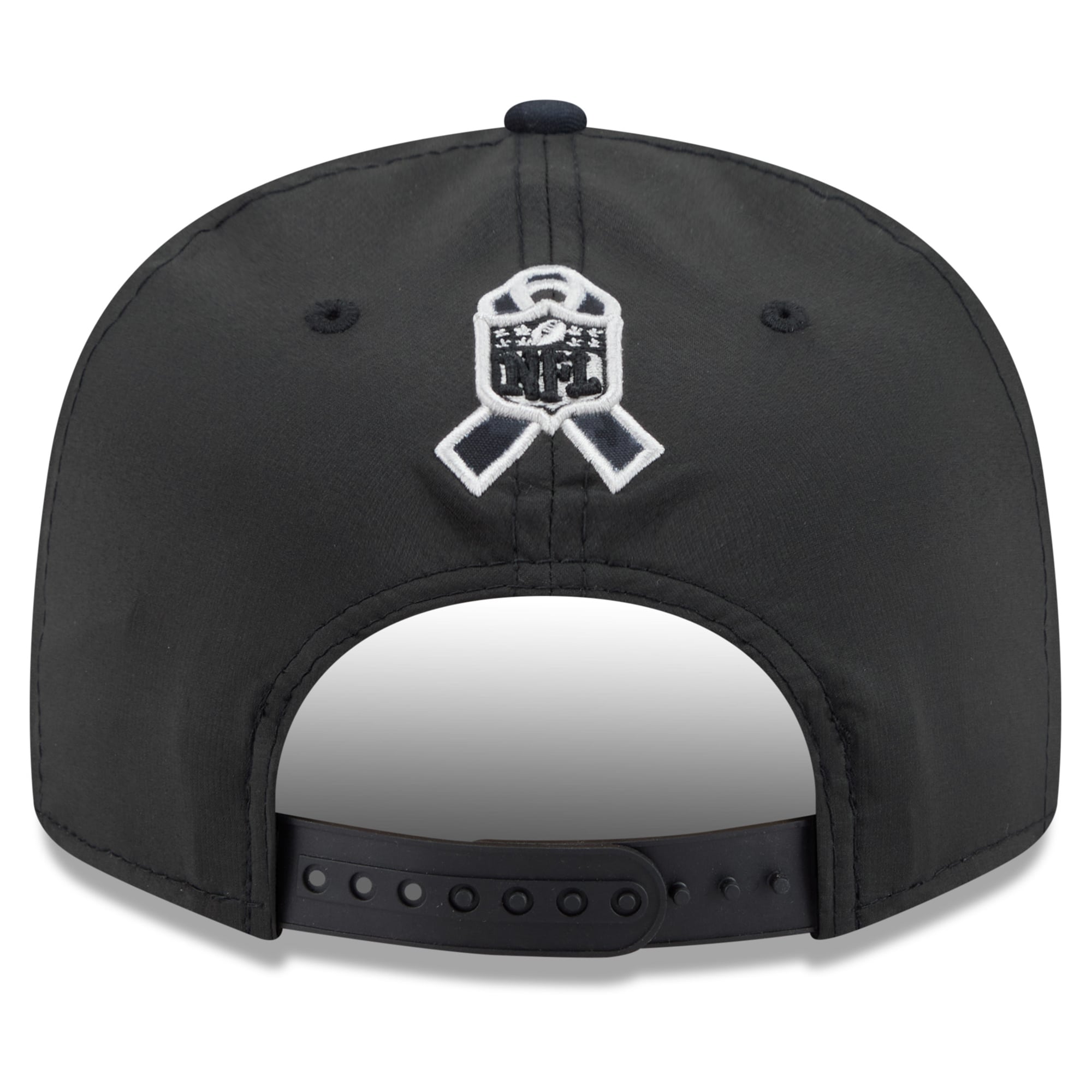 Casquette snapback New Era noire Carolina Panthers 2026 Salute To Service 9FIFTY pour homme